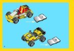 Bauanleitungen LEGO - Creator - 31002 - Rennwagen: Page 2