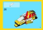 Bauanleitungen LEGO - Creator - 31002 - Rennwagen: Page 31