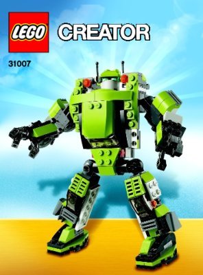 Bauanleitungen LEGO - Creator - 31007 - Power Roboter: Page 1