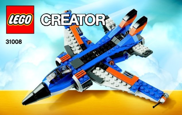 Bauanleitungen LEGO - Creator - 31008 - Power Jet: Page 1