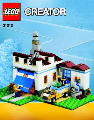 Bauanleitungen LEGO - Creator - 31012 - Großes Einfamilienhaus: Page 1