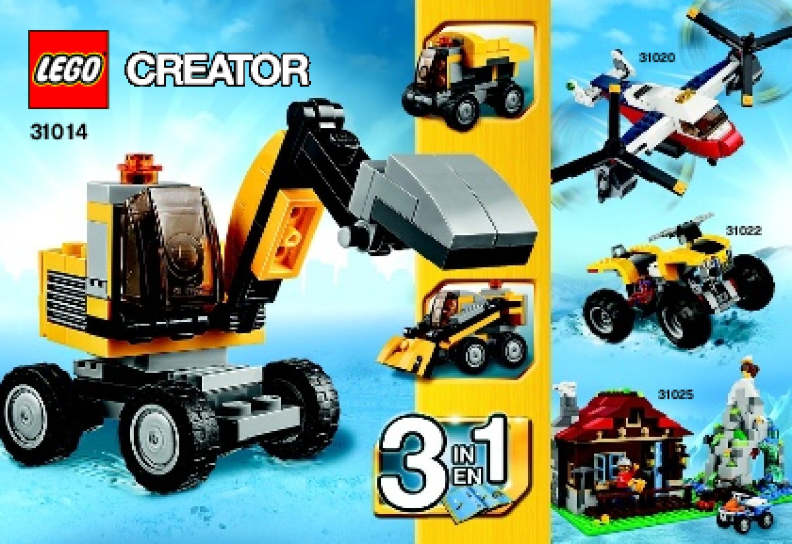 Bauanleitungen Lego Creator 31014 Power Bagger