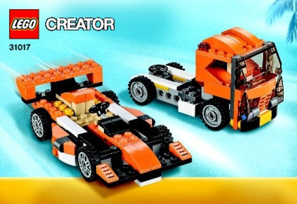 Bauanleitungen LEGO - Creator - 31017 - Ralley Cabrio: Page 1