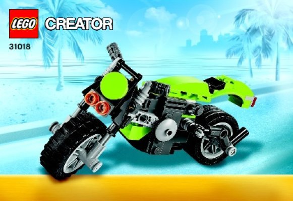 Bauanleitungen LEGO - Creator - 31018 - Chopper: Page 1