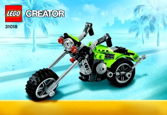 Bauanleitungen LEGO - Creator - 31018 - Chopper: Page 1