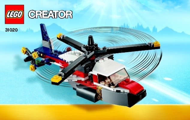 Bauanleitungen LEGO - Creator - 31020 - Flugzeug-Abenteuer: Page 1