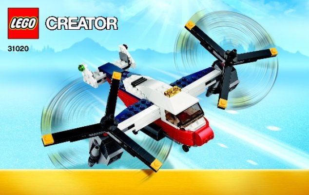 Bauanleitungen LEGO - Creator - 31020 - Flugzeug-Abenteuer: Page 1