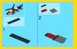 Bauanleitungen LEGO - Creator - 31020 - Flugzeug-Abenteuer: Page 2