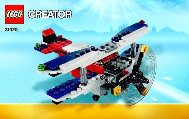 Bauanleitungen LEGO - Creator - 31020 - Flugzeug-Abenteuer: Page 1