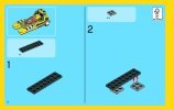 Bauanleitungen LEGO - Creator - 31023 - Gelbe Flitzer: Page 2