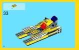 Bauanleitungen LEGO - Creator - 31023 - Gelbe Flitzer: Page 32