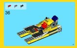 Bauanleitungen LEGO - Creator - 31023 - Gelbe Flitzer: Page 35