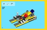 Bauanleitungen LEGO - Creator - 31023 - Gelbe Flitzer: Page 36