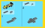 Bauanleitungen LEGO - Creator - 31023 - Gelbe Flitzer: Page 2