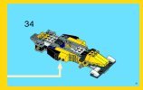 Bauanleitungen LEGO - Creator - 31023 - Gelbe Flitzer: Page 41