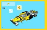 Bauanleitungen LEGO - Creator - 31023 - Gelbe Flitzer: Page 42