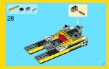 Bauanleitungen LEGO - Creator - 31023 - Gelbe Flitzer: Page 27