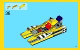 Bauanleitungen LEGO - Creator - 31023 - Gelbe Flitzer: Page 37