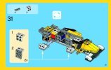 Bauanleitungen LEGO - Creator - 31023 - Gelbe Flitzer: Page 35