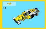 Bauanleitungen LEGO - Creator - 31023 - Gelbe Flitzer: Page 51