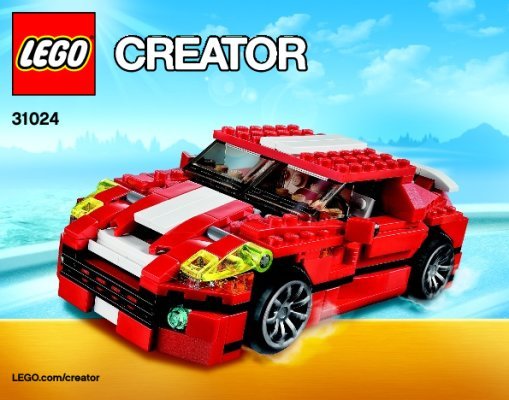 Bauanleitungen LEGO - Creator - 31024 - Power Racer: Page 1