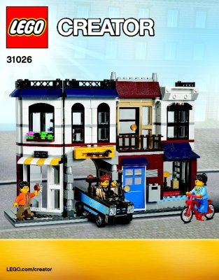 Bauanleitungen LEGO - Creator - 31026 - Fahrradladen & Café: Page 1