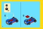 Bauanleitungen LEGO - Creator - 31027 - Blauer Rennwagen: Page 6