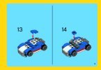 Bauanleitungen LEGO - Creator - 31027 - Blauer Rennwagen: Page 9