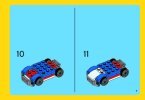 Bauanleitungen LEGO - Creator - 31027 - Blauer Rennwagen: Page 7