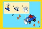 Bauanleitungen LEGO - Creator - 31027 - Blauer Rennwagen: Page 23