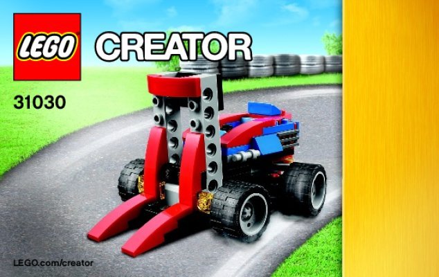 Bauanleitungen LEGO - Creator - 31030 - Rotes Go-Kart: Page 1