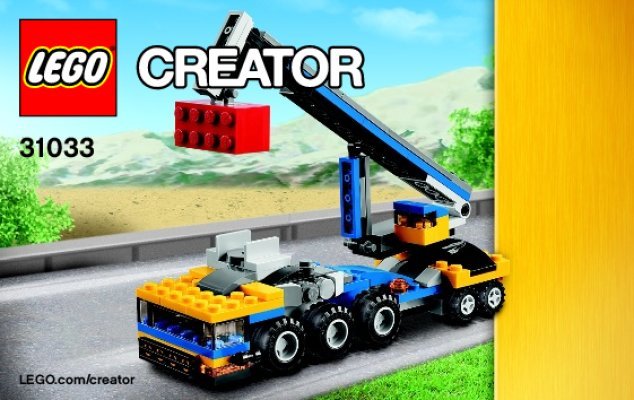 Bauanleitungen LEGO - Creator - 31033 - Autotransporter: Page 1