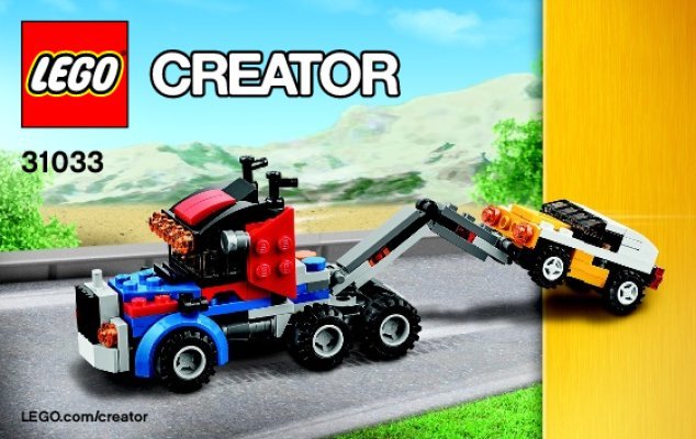 Bauanleitungen LEGO - Creator - 31033 - Autotransporter: Page 1