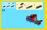 Bauanleitungen LEGO - Creator - 31033 - Autotransporter: Page 34