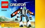 Bauanleitungen LEGO - Creator - 31034 - Zukunftsflieger: Page 1