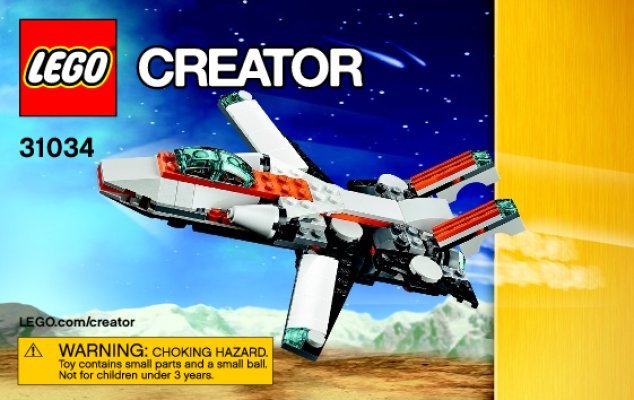 Bauanleitungen LEGO - Creator - 31034 - Zukunftsflieger: Page 1