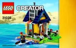 Bauanleitungen LEGO - Creator - 31035 - Strandhütte: Page 1