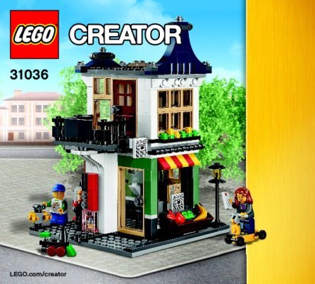 Bauanleitungen LEGO - Creator - 31036 - Spielzeug- & Lebensmittelgeschäft: Page 1