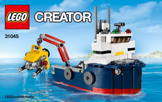 Bauanleitungen LEGO - Creator - 31045 - Erforscher der Meere: Page 1