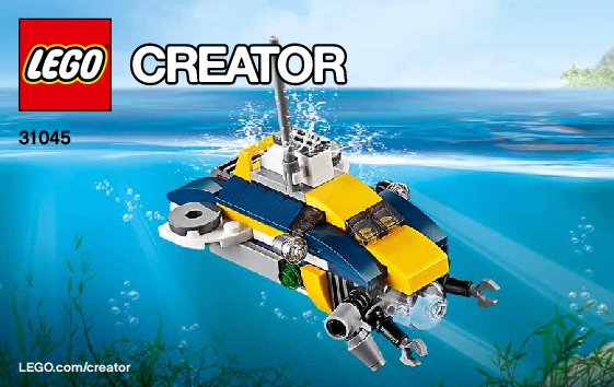 Bauanleitungen LEGO - Creator - 31045 - Erforscher der Meere: Page 1