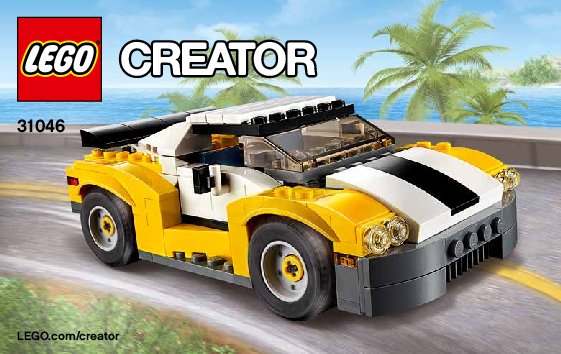 Bauanleitungen LEGO - Creator - 31046 - Schneller Sportflitzer: Page 1