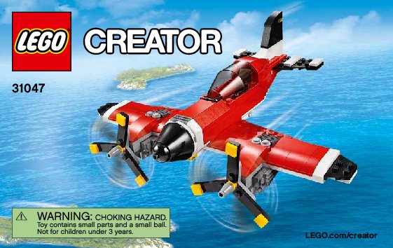 Bauanleitungen LEGO - Creator - 31047 - Propeller-Flugzeug: Page 1