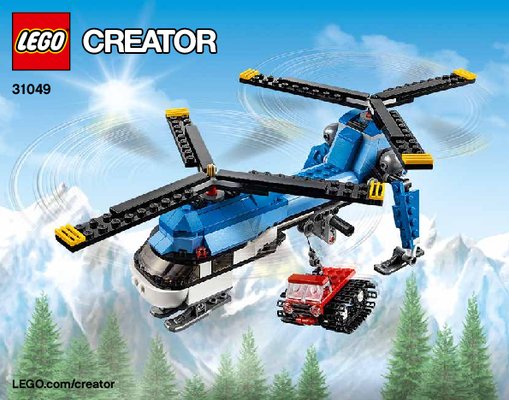 Bauanleitungen LEGO - Creator - 31049 - Doppelrotor-Hubschrauber: Page 1