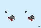 Bauanleitungen LEGO - Creator - 31055 - Roter Rennwagen: Page 43