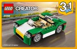 Bauanleitungen LEGO - Creator - 31056 - Grünes Cabrio: Page 1