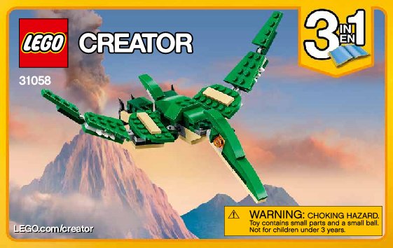 Bauanleitungen LEGO - Creator - 31058 - Dinosaurier: Page 1