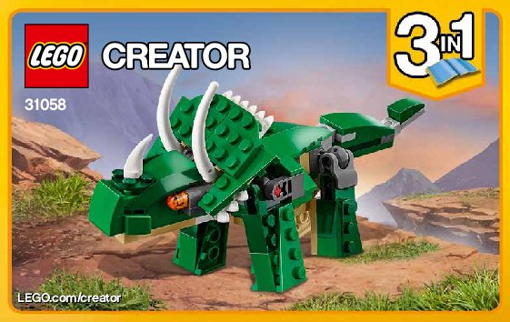 Bauanleitungen LEGO - Creator - 31058 - Dinosaurier: Page 1