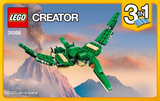 Bauanleitungen LEGO - Creator - 31058 - Dinosaurier: Page 1