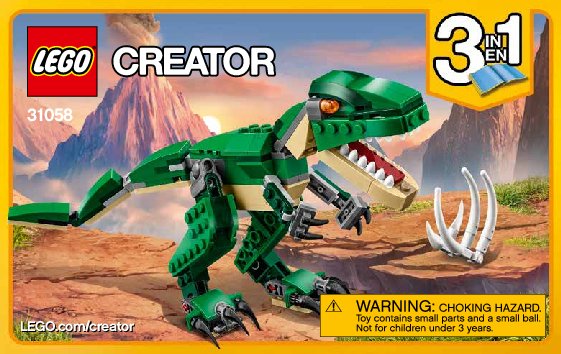 Bauanleitungen LEGO - Creator - 31058 - Dinosaurier: Page 1