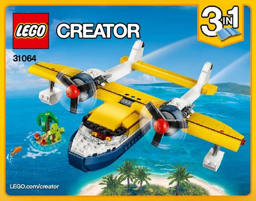 Bauanleitungen LEGO - Creator - 31064 - Wasserflugzeug-Abenteuer: Page 1